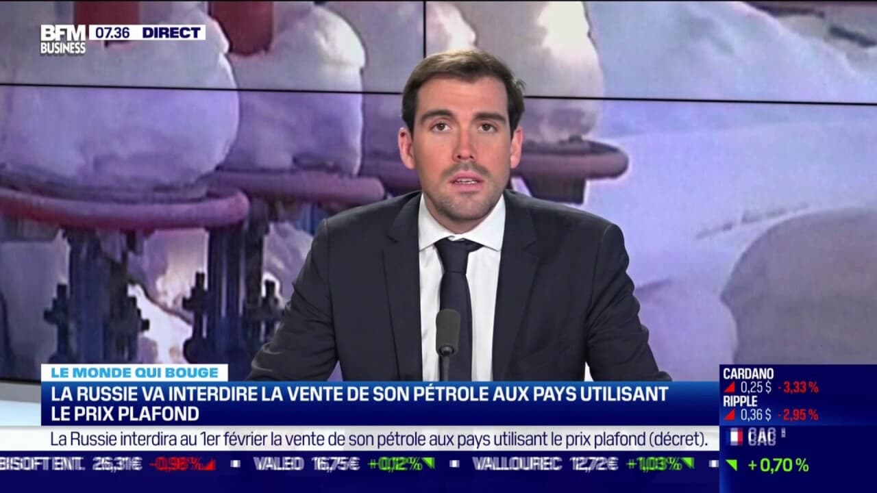 La Russie interrompt les livraisons pétrolières aux pays engageant des plafonnements