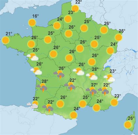 41 départements en vigilance jaune : orages menacent la France ce dimanche
