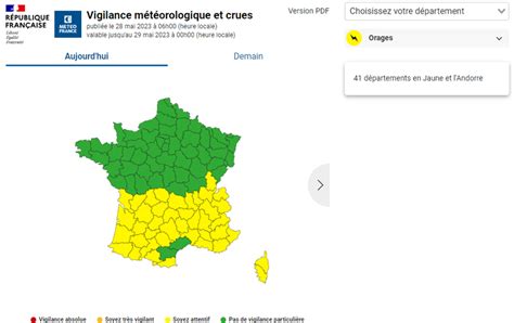 41 départements en vigilance jaune : un soulagement temporaire dans le nord et l’ouest