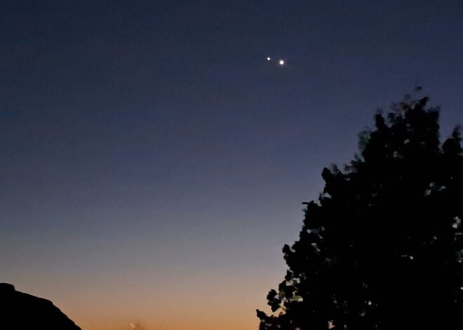 L&rsquo;astronomie en juin se réveille : Vénus et Jupiter s&rsquo;unissent pour une conjonction exceptionnelle