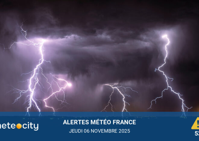 La France plongée dans l’orage : 32 départements sous alerte jaune ce jeudi