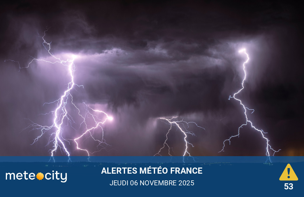La France plongée dans l’orage : 32 départements sous alerte jaune ce jeudi