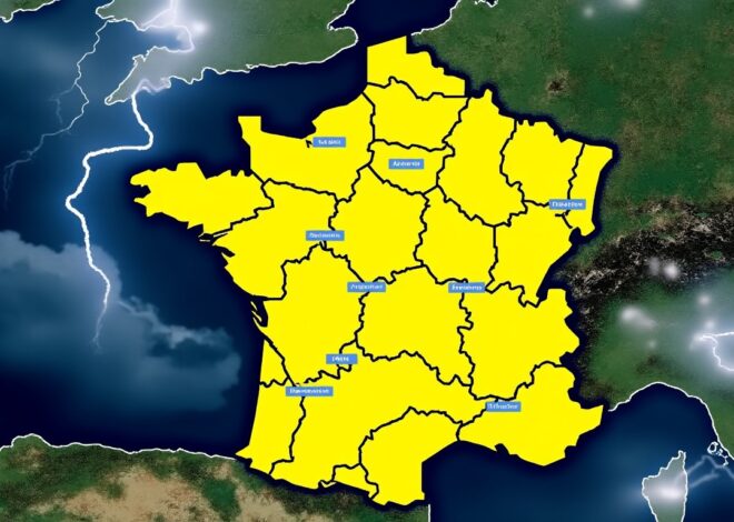 Tempête en préparation : 31 régions sous vigilance jaune face à des orages ce vendredi