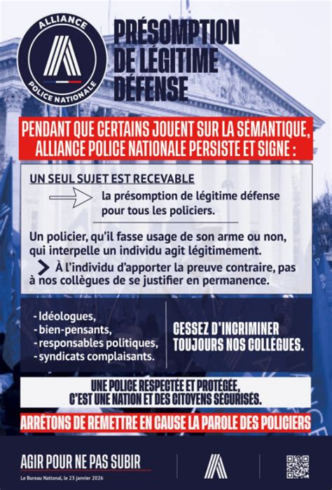 30 000 signatures pour revoir la législation : l&rsquo;Alliance Police nationale défend une présomption de légitime défense