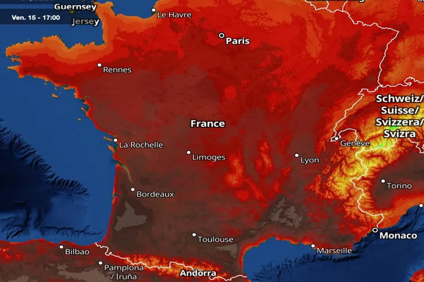 La canicule déclenche une crise d&rsquo;eau en France : le réseau électrique sous pression