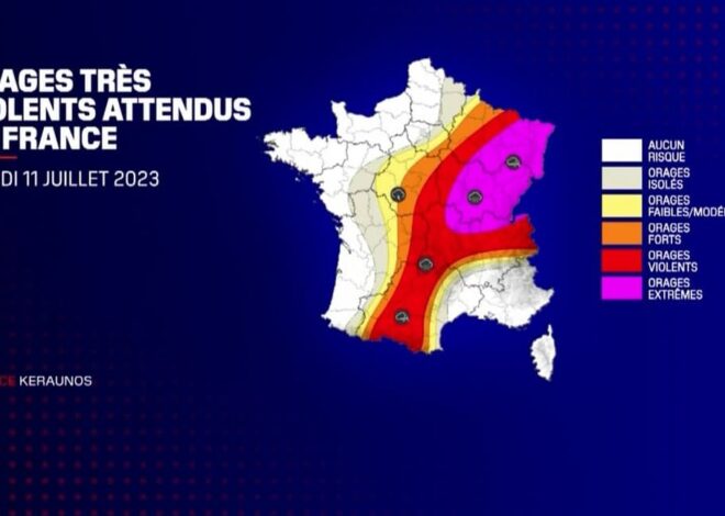 L&rsquo;alerte Orsan 3 : La France plongée dans l’orage caniculaire