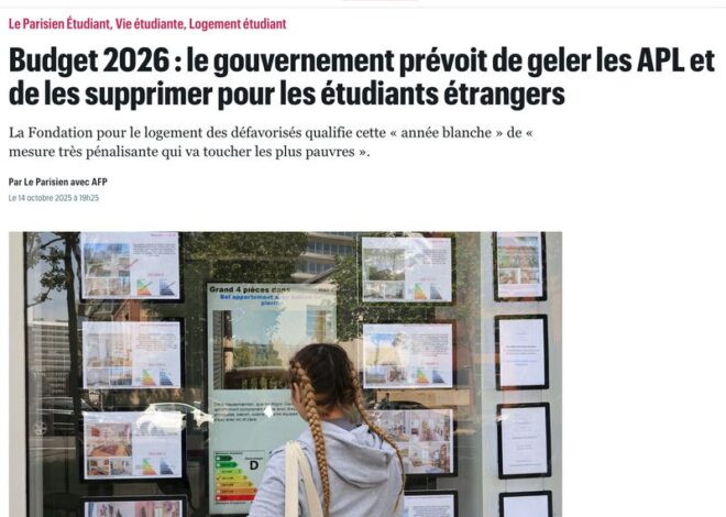 La réforme APL : une porte fermée sur les étudiants étrangers et non boursiers