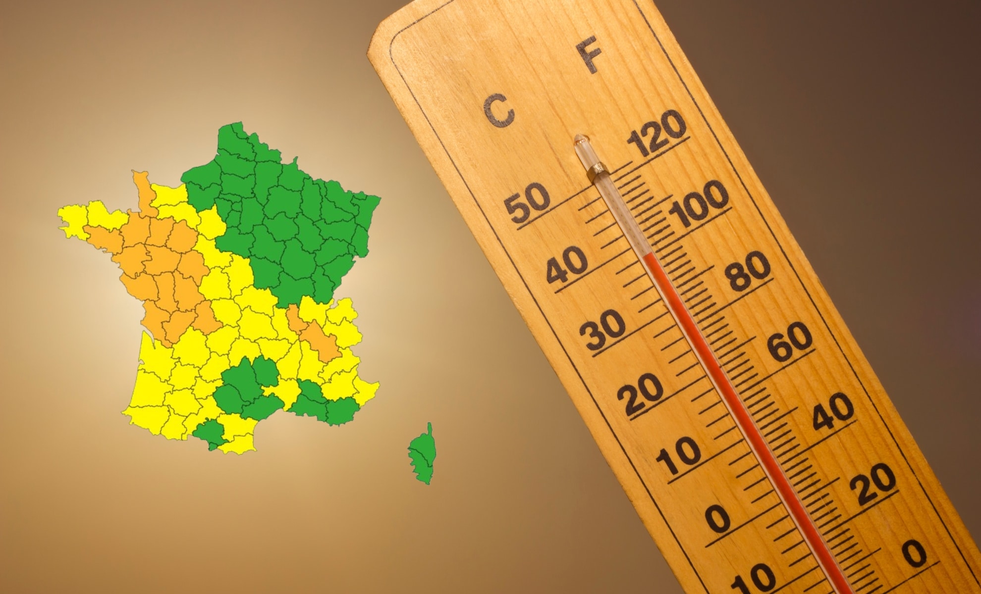 Températures record : 34 départements placés en vigilance orange pour un canicule extrême ce dimanche