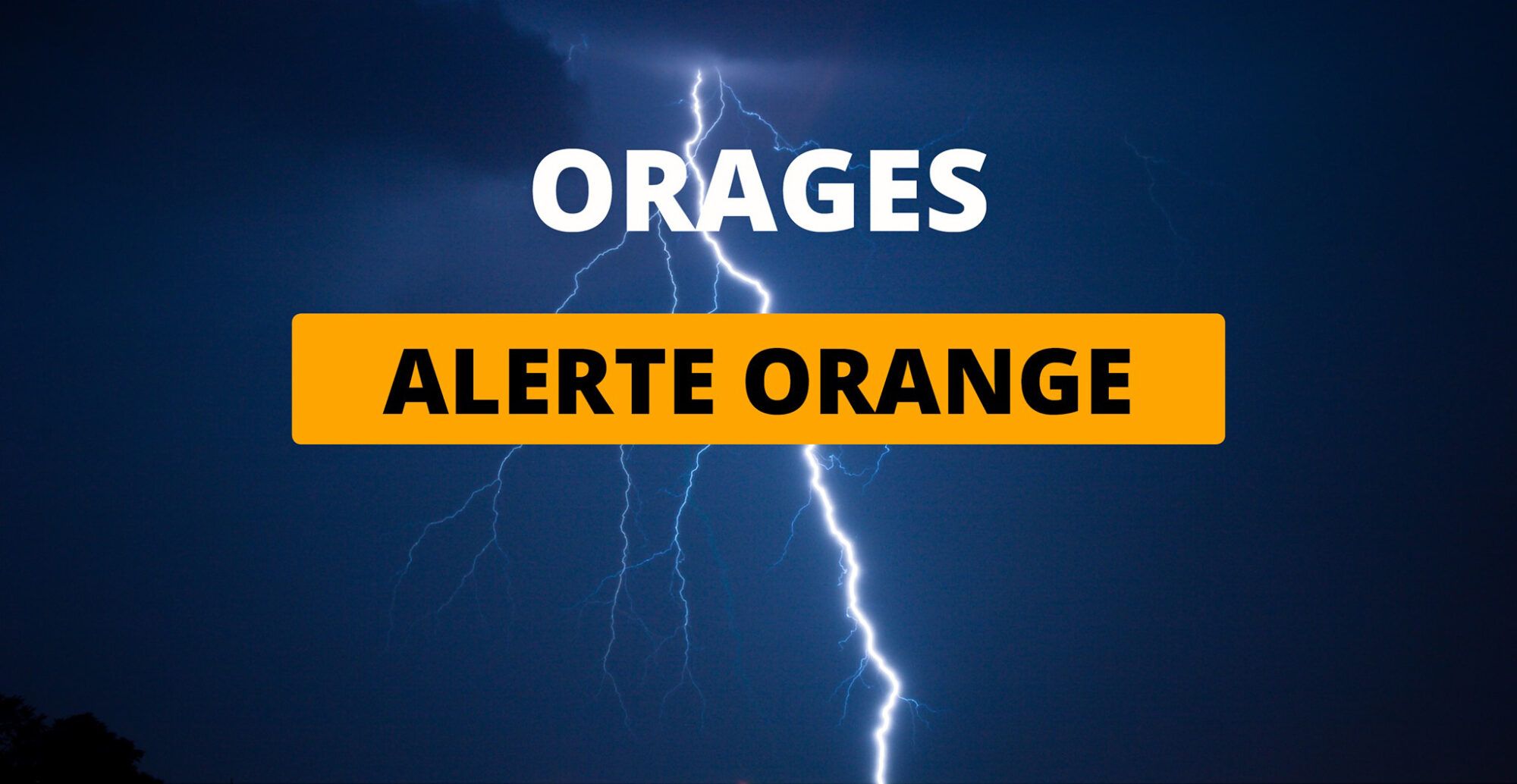 19 départements en alerte orange : la France plongée dans un coup d&rsquo;orage prévenu