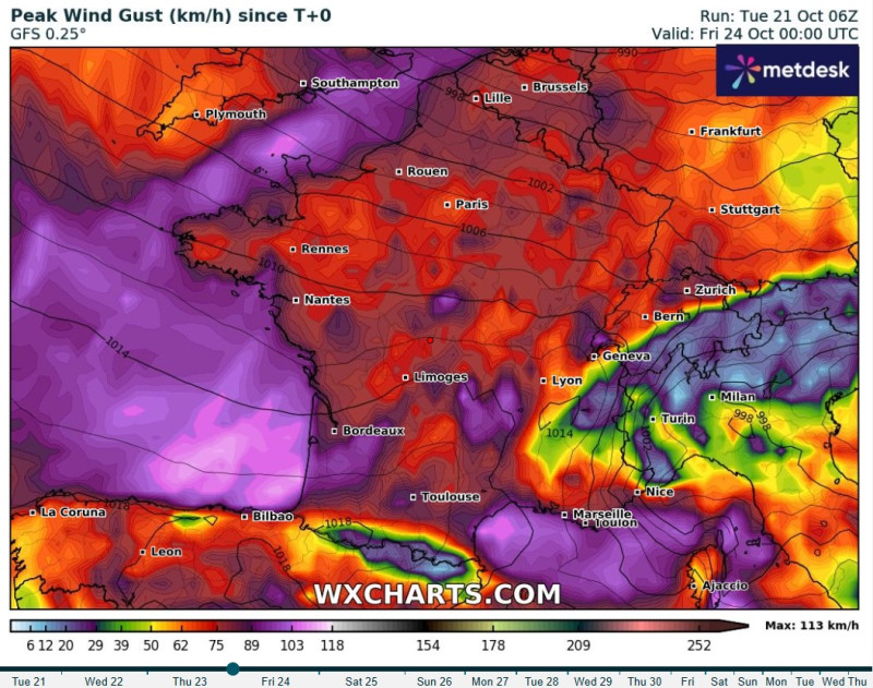Tempêtes destructrices en France : 145 km/h de vent, grêle et foudre dévastent l&rsquo;Hexagone