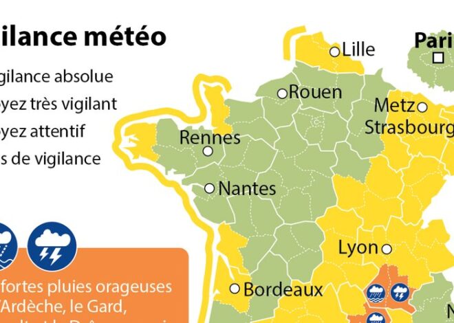 L’alerte orageuse s’étend : 34 départements placés en vigilance orange ce samedi