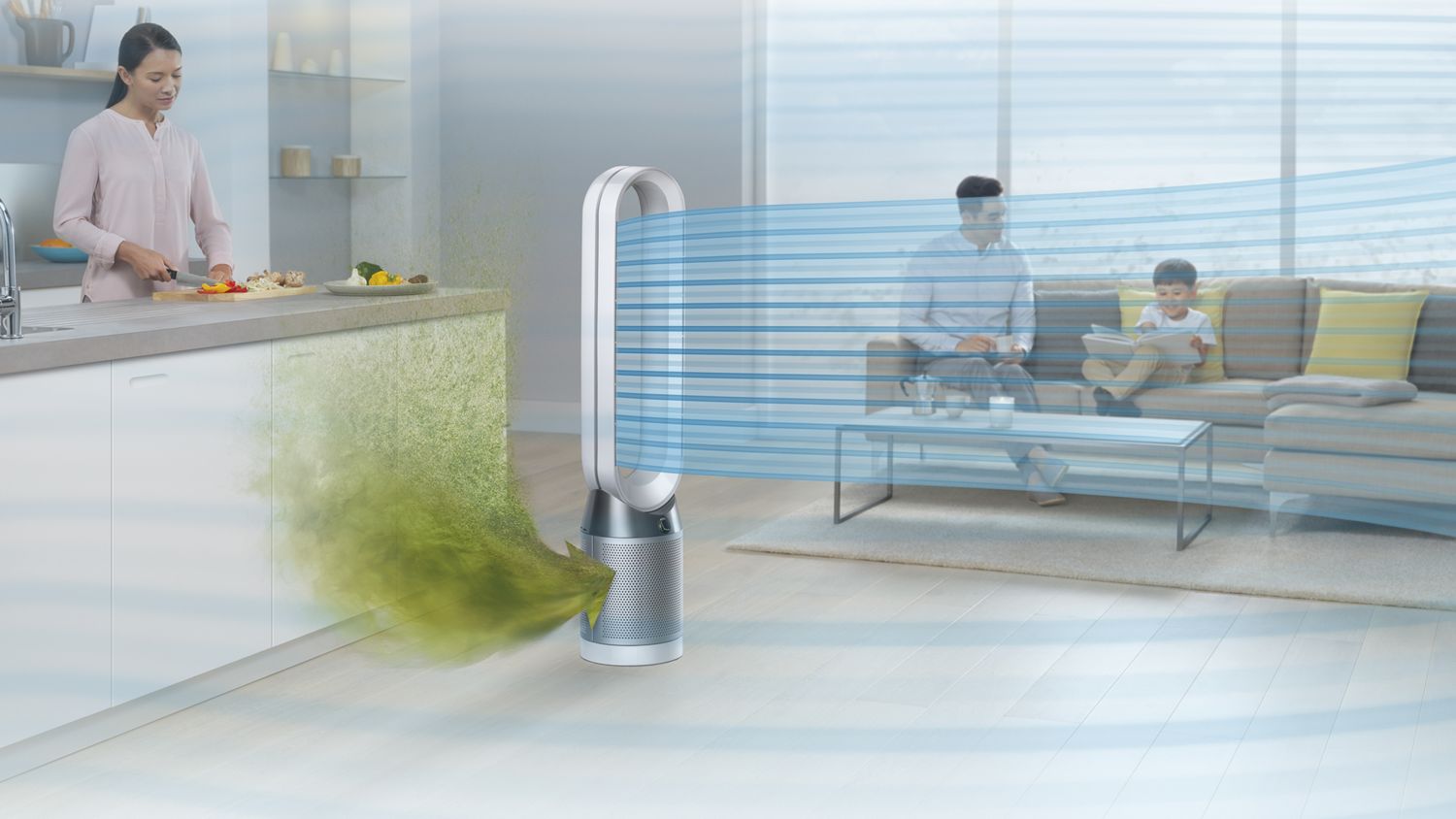 150 € d’économie pour un air frais, purifié et adapté : Le Dyson Find+Follow™ Purifier Cool PC3 au secours des canicules