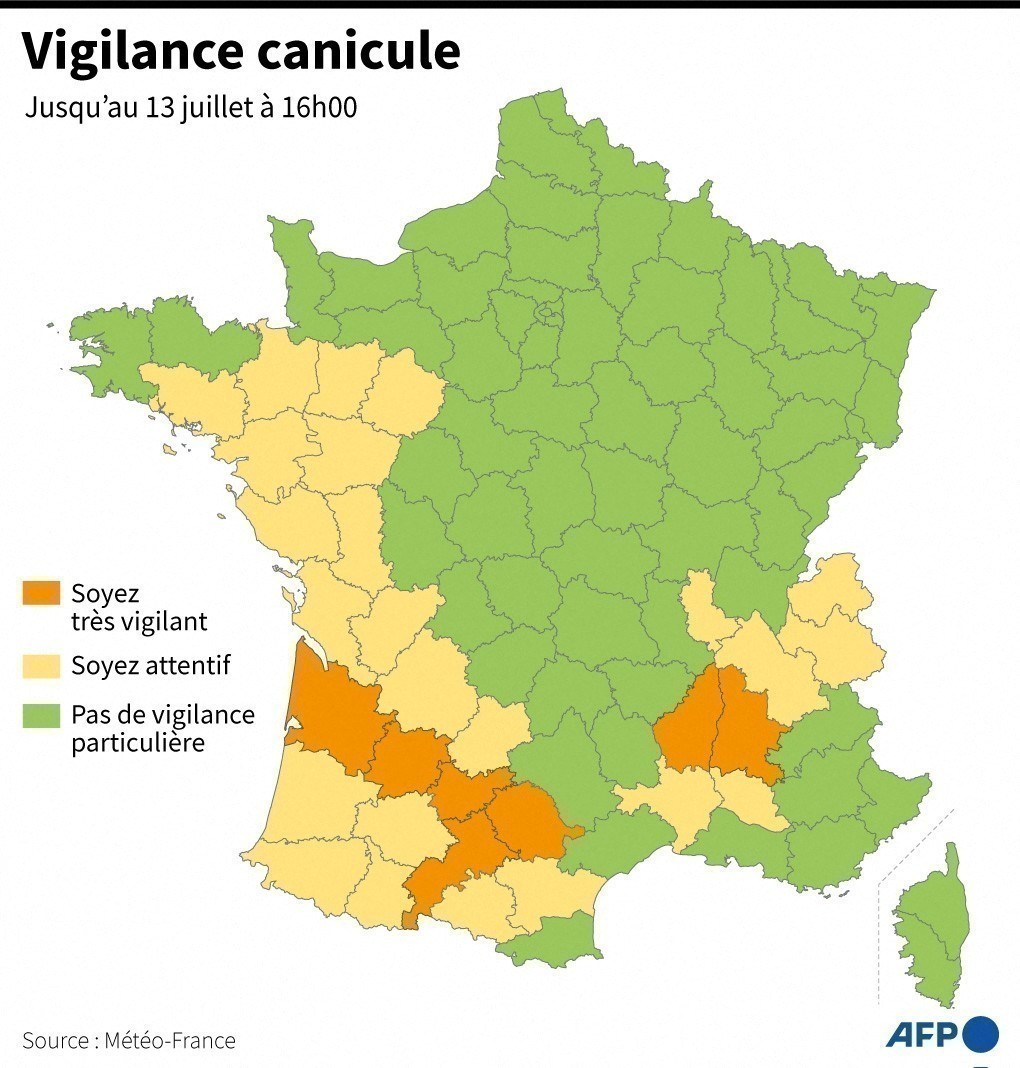 Cinq Régions Françaises En Vigilance Caniculaire Orange : L’Épisode De Chaleur S’achève