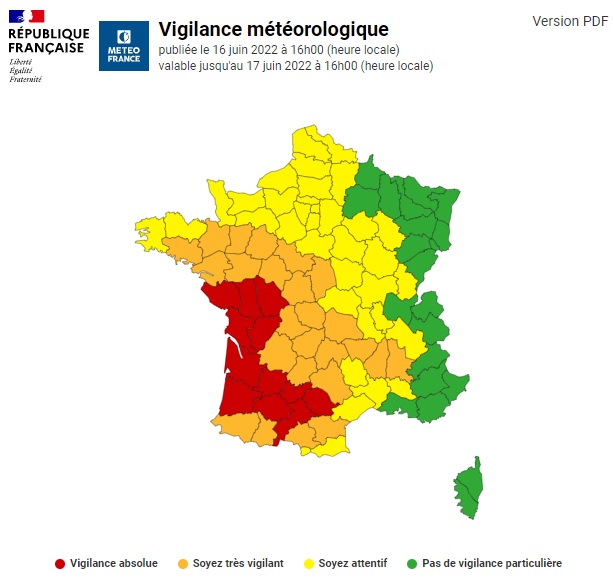 Cinq départements en état d&rsquo;alerte : le canicule persiste ce mardi 30 juin
