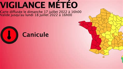 72 départements en vigilance rouge canicule : une journée étouffante pour la France ce jeudi