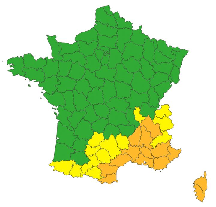 10 Régions du Sud-Est en Vigilance Jaune : La Chaleur Élevée Ce Jeudi 25 Juin