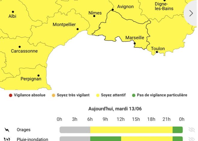 Une onde froide menace la France : 48 départements en vigilance jaune pour des orages ce mardi