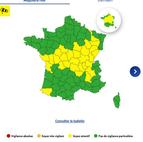 Quatre départements en vigilance jaune : les vents violents menacent le sud-ouest