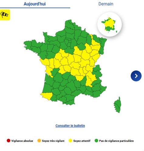 Quatre départements en vigilance jaune : les vents violents menacent le sud-ouest