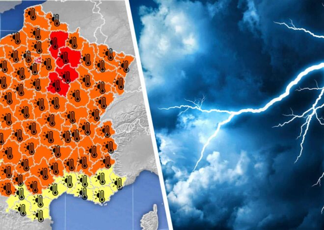 L&rsquo;alerte orange s&rsquo;étend : 39 départements français menacés par des orages violents ce jeudi