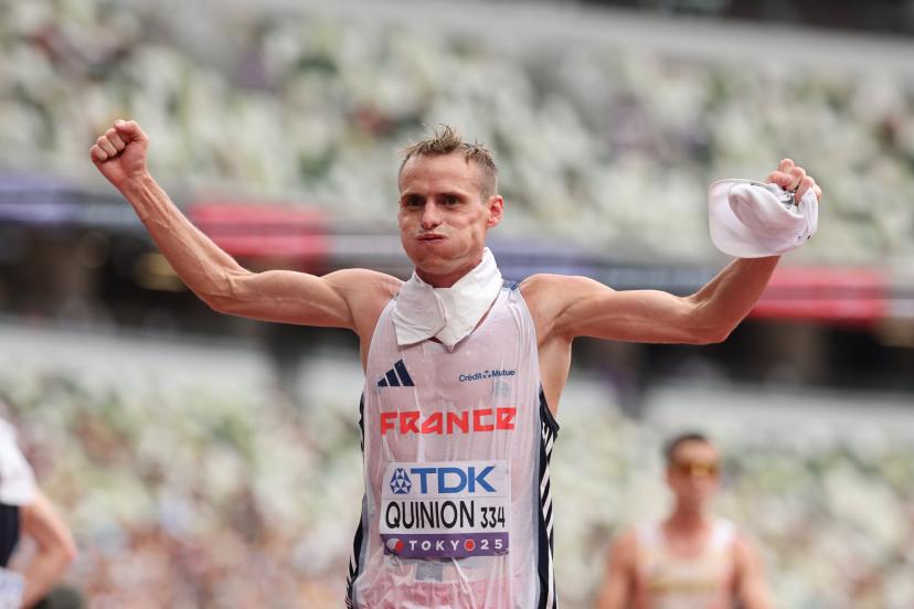La pénalité qui a fait la différence : Aurélien Quinion remporte le bronze en marathon-marche