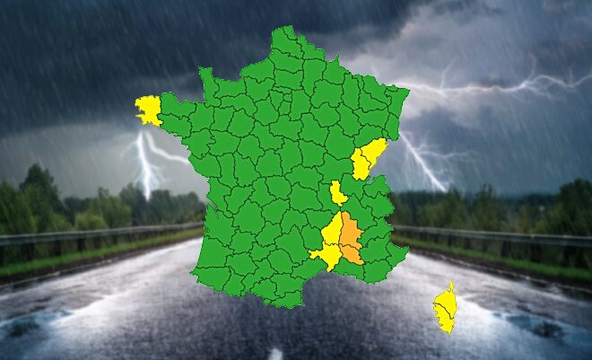 Vaucluse et Drôme en vigilance jaune : les eaux montent à l’approche d’orages