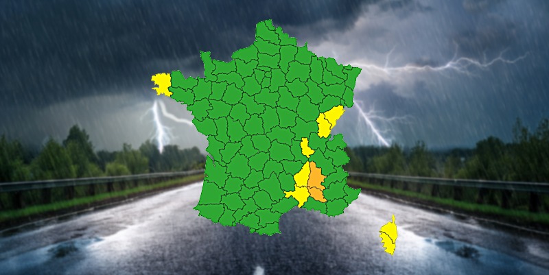 Vaucluse et Drôme en vigilance jaune : les eaux montent à l’approche d’orages