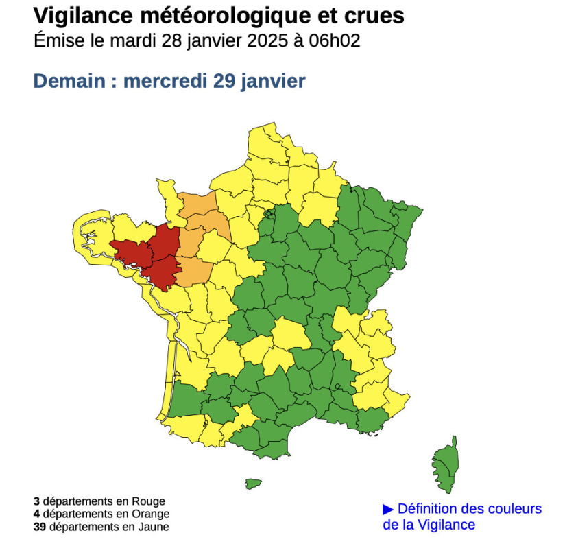 Quatre départements en alerte jaune : la tempête méditerranéenne menace ce mardi