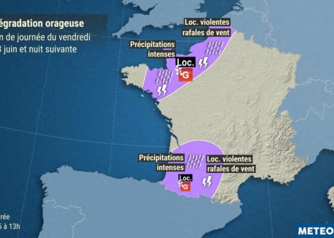 La France en pleine tempête : grêles, orages et vents de 120 km/h imminents