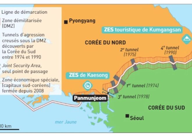 249 km de danger : la frontière coréenne aux abords des mines et des conflits