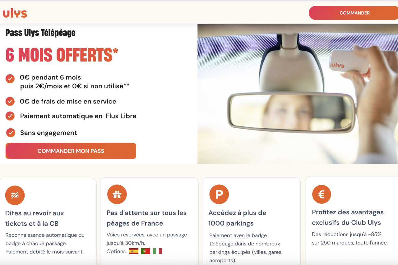 Ulys : Les 6 mois offerts pour une navigation autoroutière sans stress