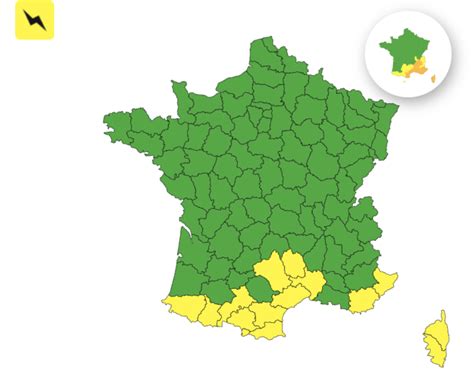Les orages ne dorment pas : quatre départements français en vigilance jaune ce vendredi