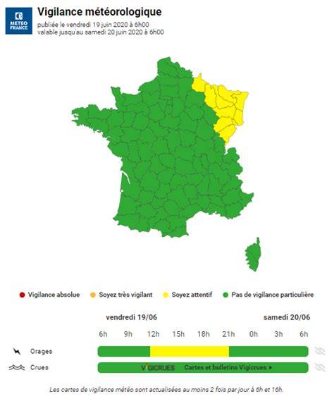 12 départements en vigilance jaune : l&rsquo;orage menace la France ce mercredi