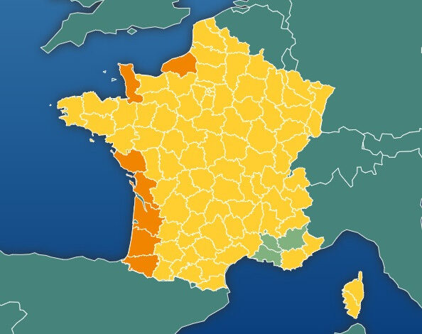 Tempête méditerranéenne menace le sud : deux départements en vigilance orange