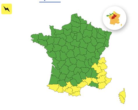 18 Départements Français en Vigilance Jaune : L&rsquo;Orage Menace à Nouveau le Sud